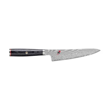Nóż do obierania Raw 5000FCD shotoh, 14 cm - Damaskus-czarny - Miyabi