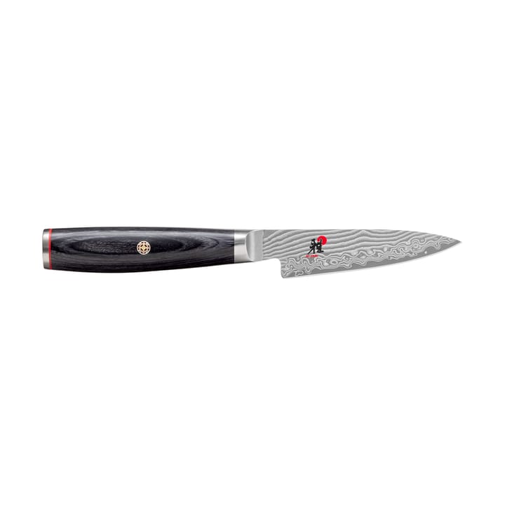Nóż do obierania Raw 5000FCD shotoh, 9 cm - Damaskus-czarny - Miyabi
