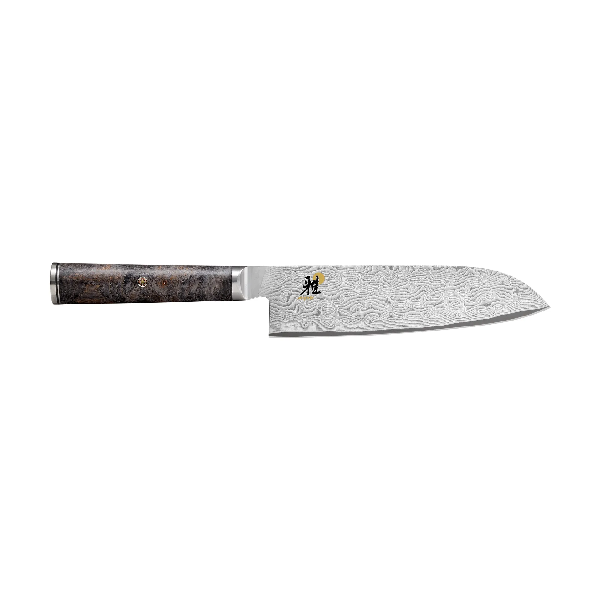 Nóż santoku z damasceńskiej stali, Black 5000MCD 67, 18 cm Miyabi