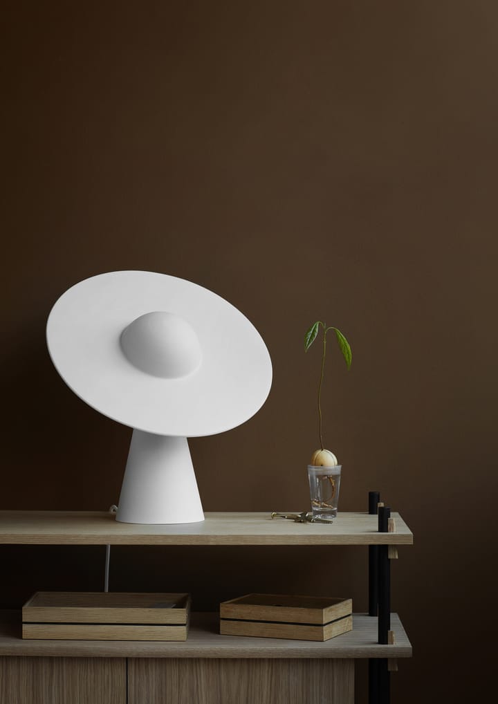 Ceramiczna lampa stołowa 33x37,1 cm, White MOEBE