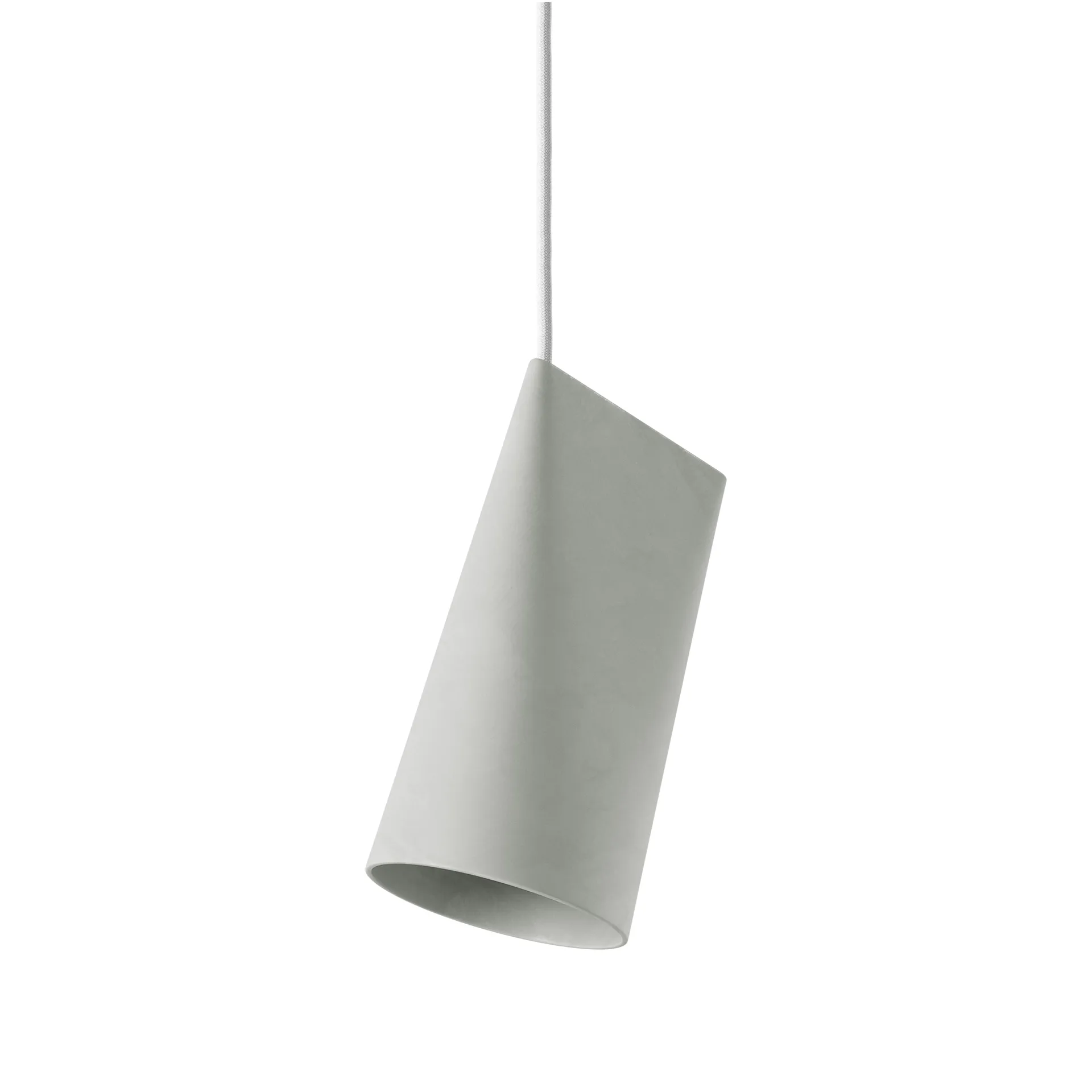 Ceramiczna lampa sufitowa 11,2x22 cm, Light Grey MOEBE
