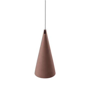 Ceramiczna lampa sufitowa 11,2x22 cm - Terra Cotta, Wood - MOEBE