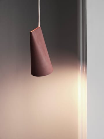 Ceramiczna lampa sufitowa 11,2x22 cm - Terra Cotta, Wood - MOEBE