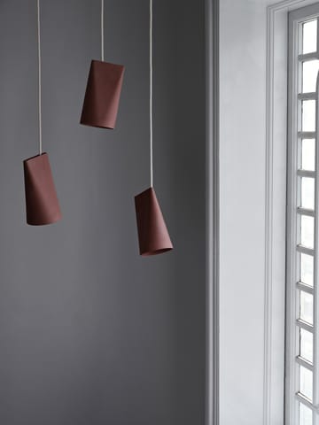 Ceramiczna lampa sufitowa 11,2x22 cm - Terra Cotta, Wood - MOEBE