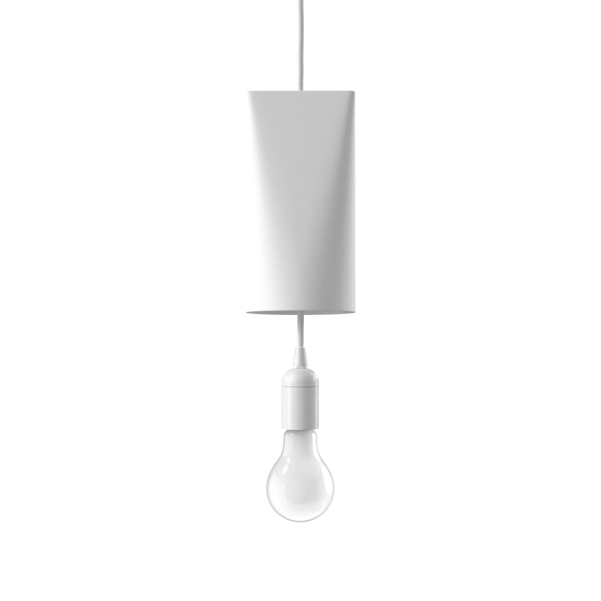 Ceramiczna lampa sufitowa 11,2x22 cm, White MOEBE