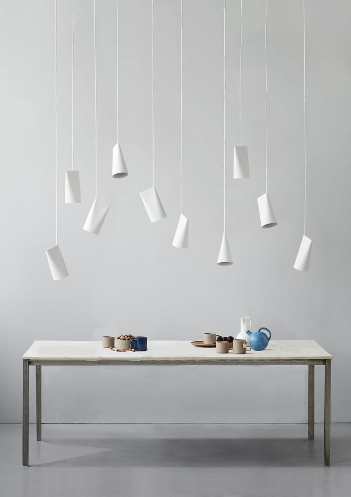 Ceramiczna lampa sufitowa 11,2x22 cm, White MOEBE