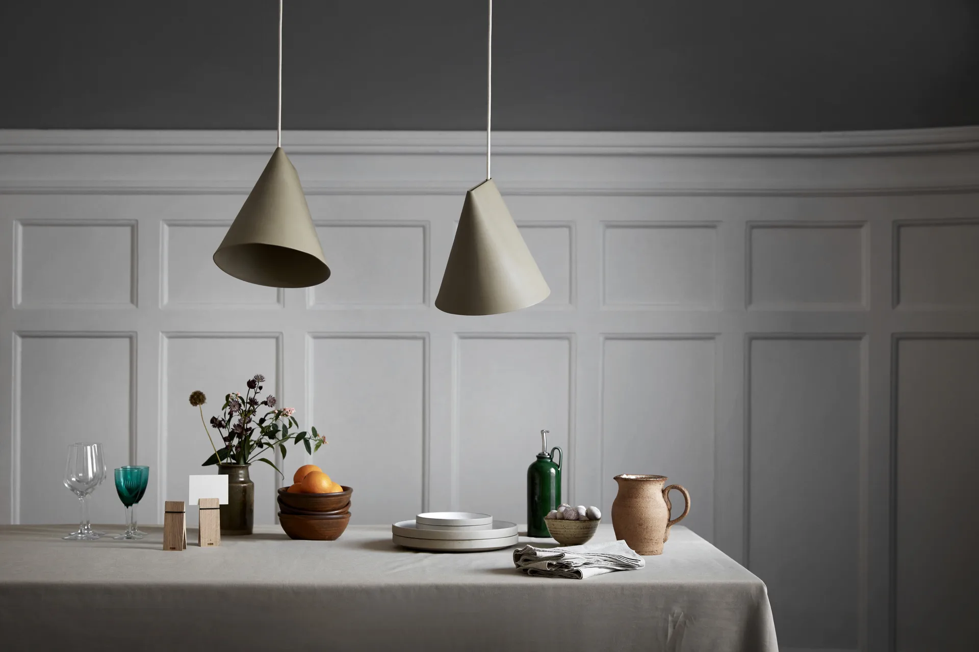 Ceramiczna lampa sufitowa 23x23,5 cm, Olive MOEBE