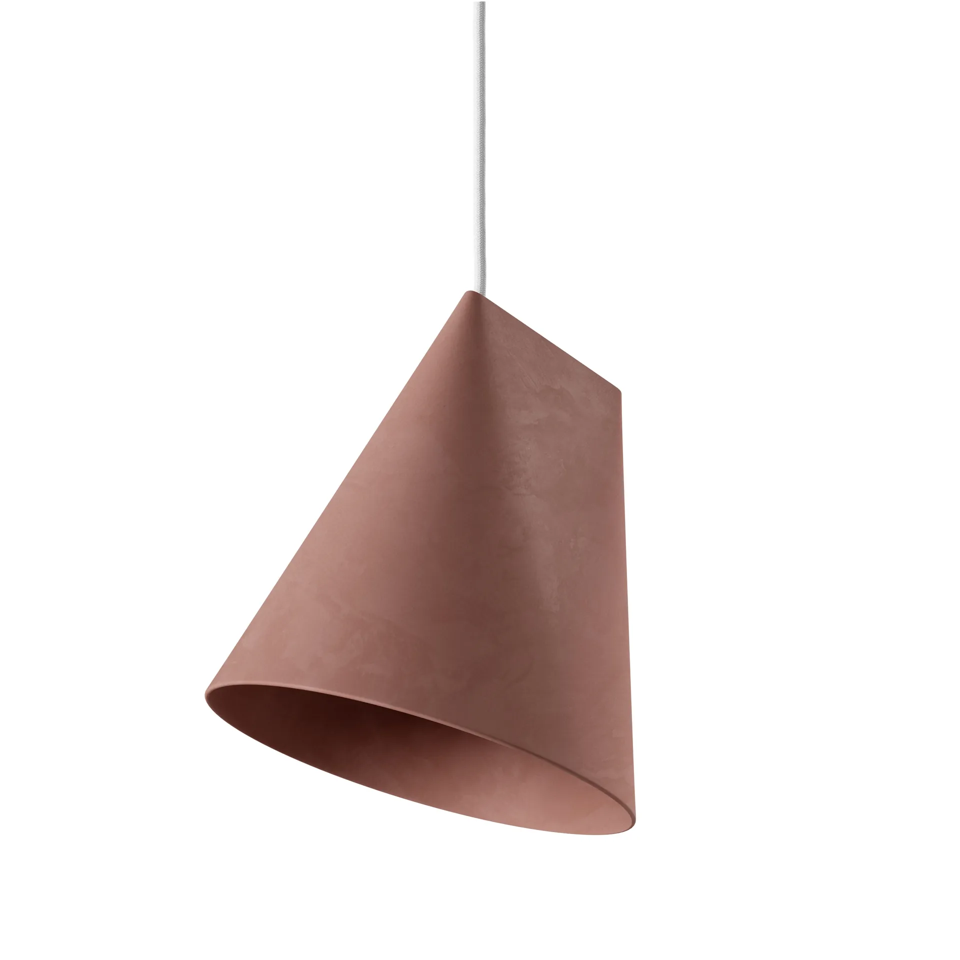 Ceramiczna lampa sufitowa 23x23,5 cm, Terra Cotta, Wood MOEBE