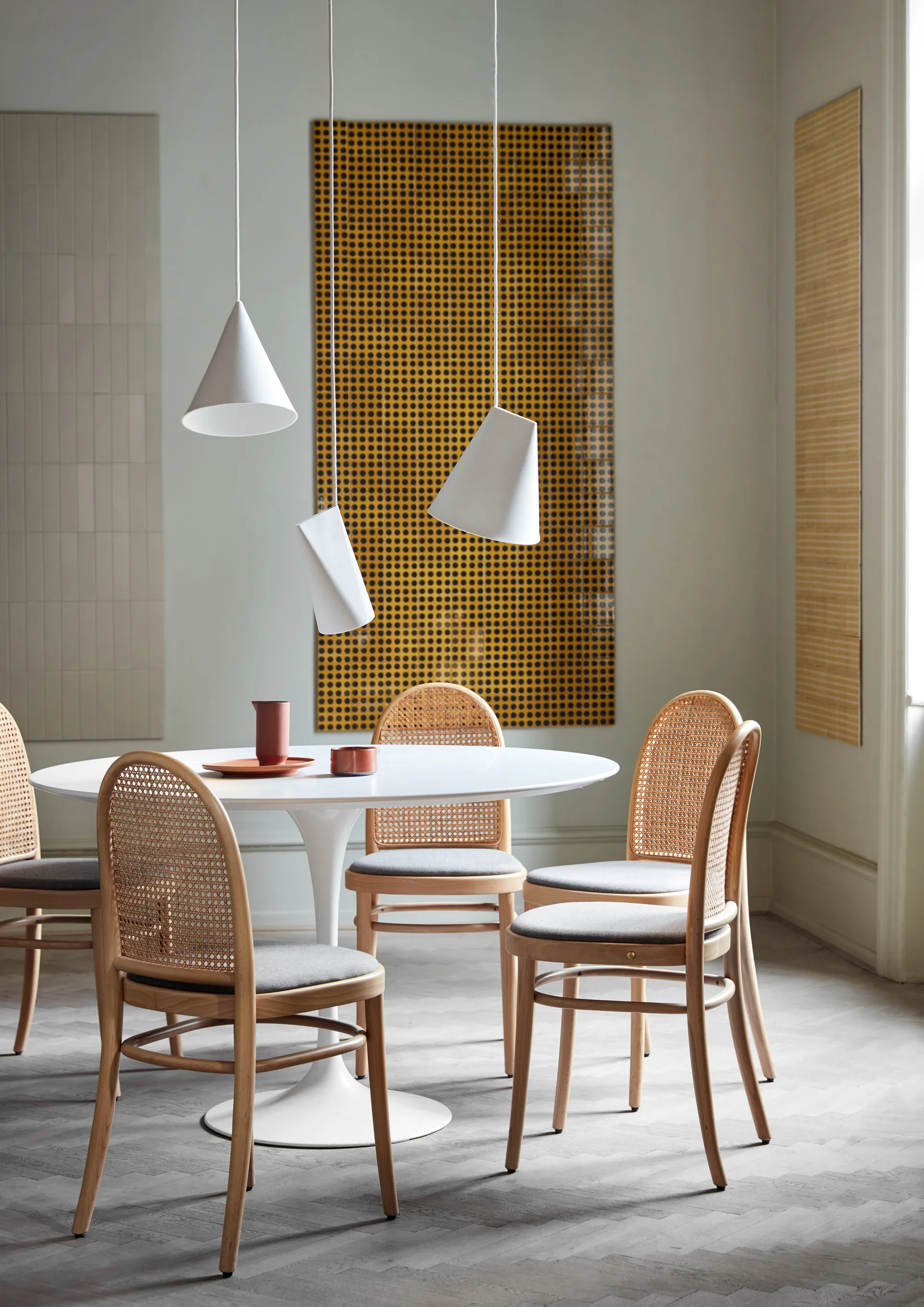 Ceramiczna lampa sufitowa 23x23,5 cm, White MOEBE