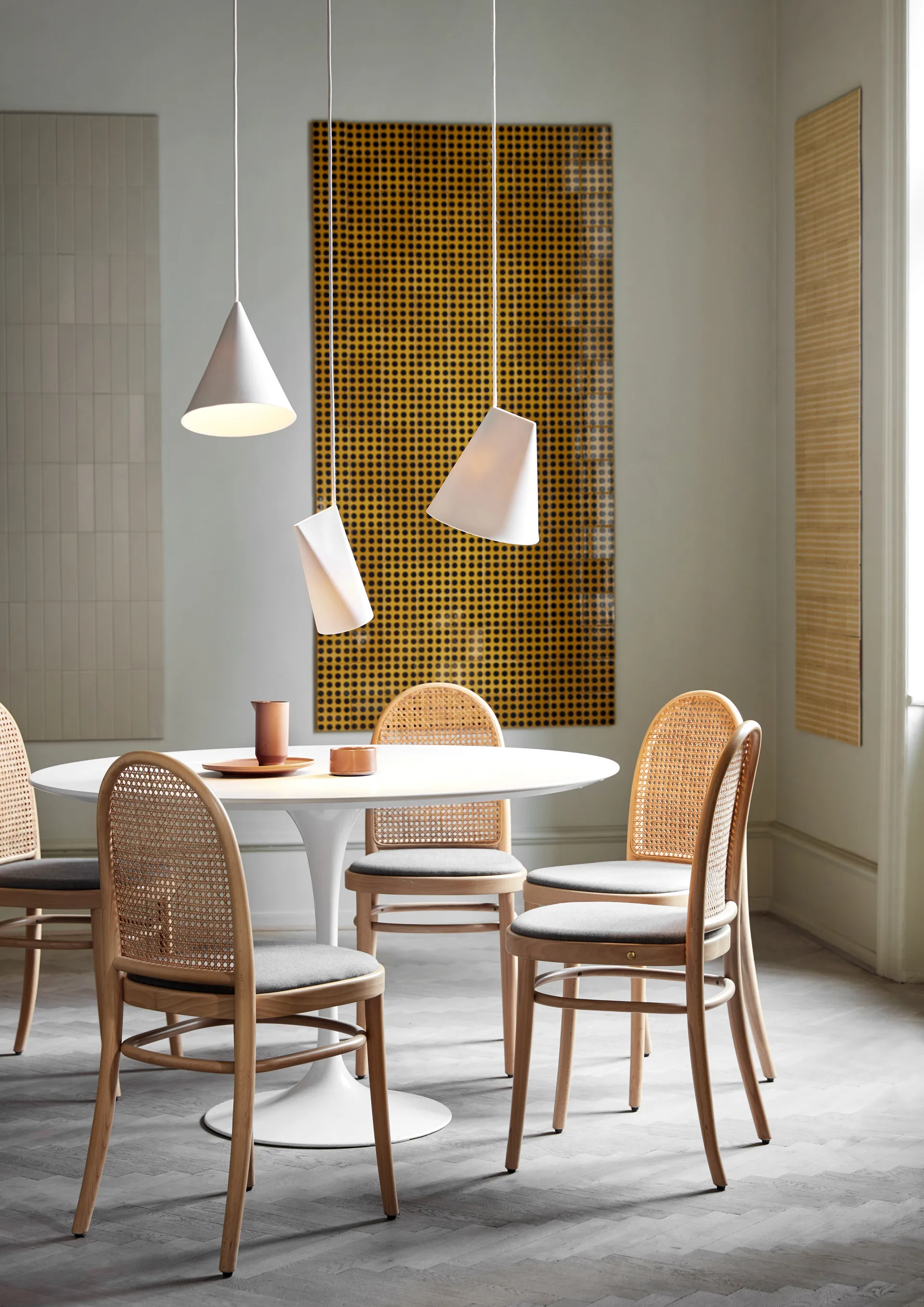 Ceramiczna lampa sufitowa 23x23,5 cm, White MOEBE