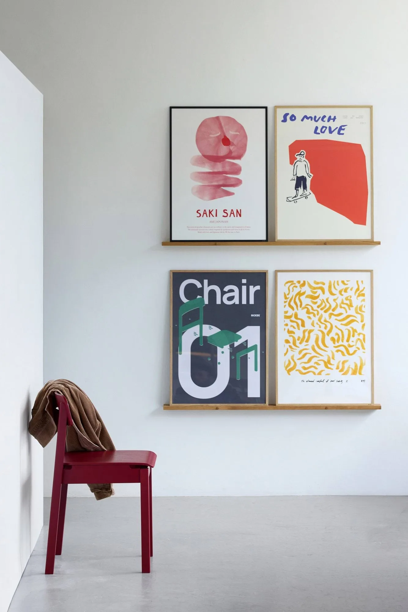 Krzesło Everyday Chair, Purple red MOEBE