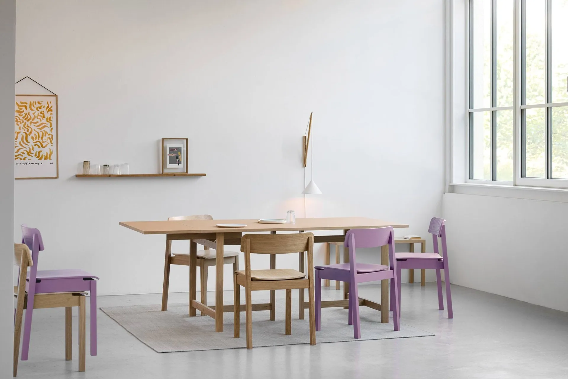 Krzesło Everyday Chair, Soft lavender MOEBE