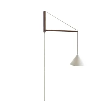 Lampa ścienna Suspended Wall Lamp - Dąb wędzony-biały - MOEBE