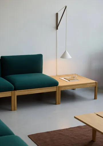 Lampa ścienna Suspended Wall Lamp - Dąb wędzony-biały - MOEBE