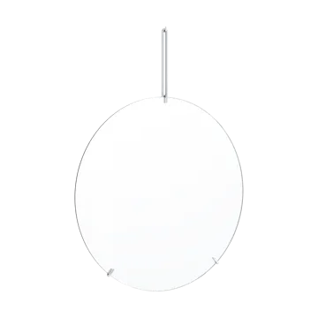 Lustro ścienne Moebe Ø70 cm - Stal nierdzewna - MOEBE