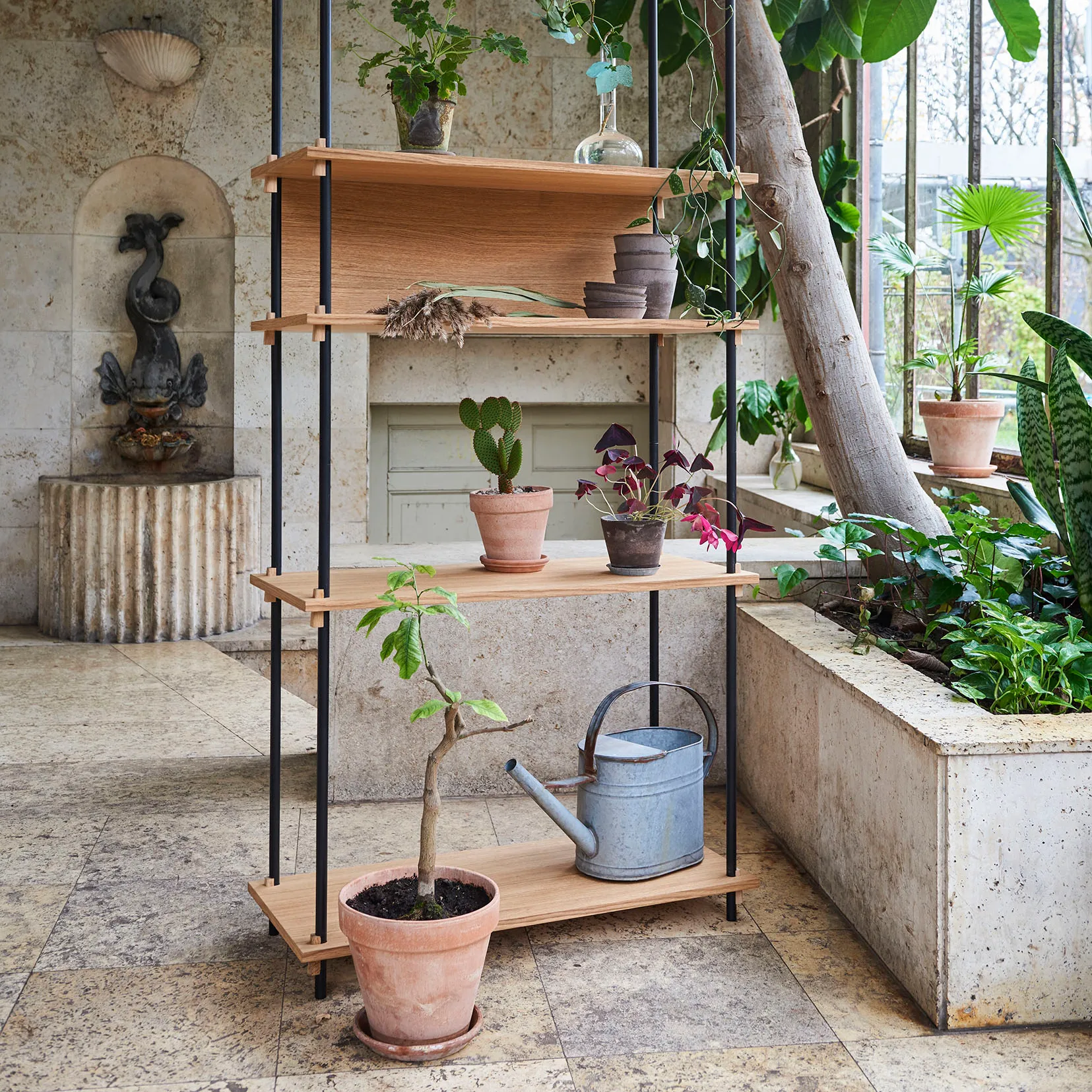 Moebe element tylny do półki 85 cm, Oak MOEBE