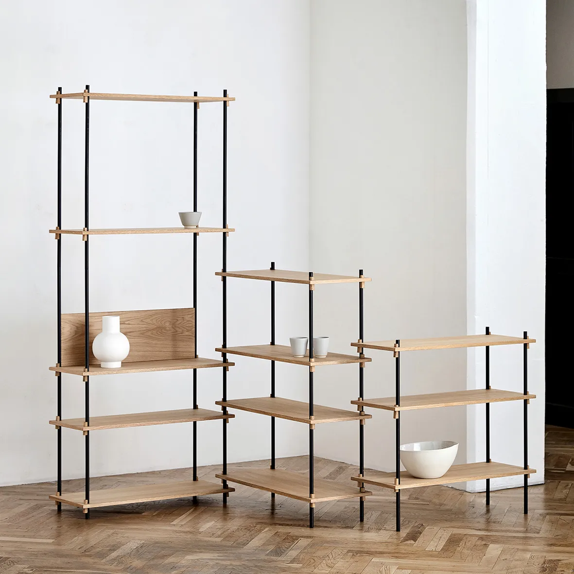 Moebe element tylny do półki 85 cm, Oak MOEBE