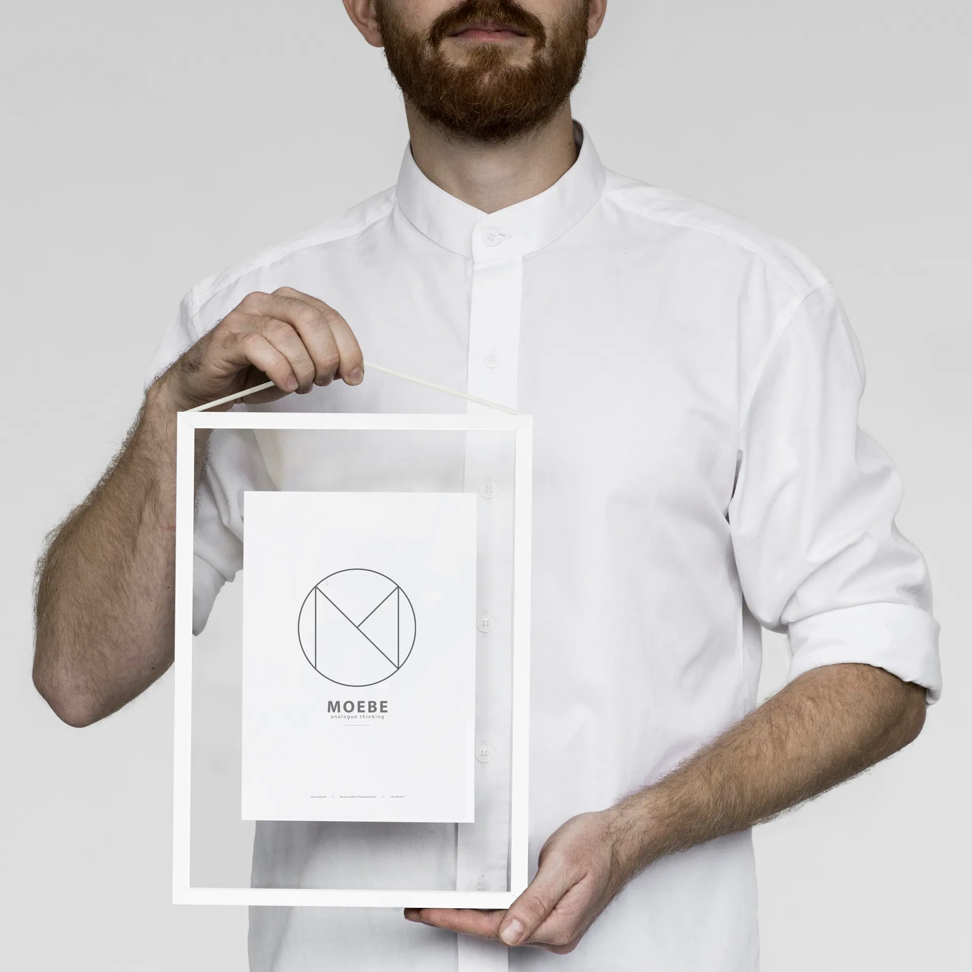 Moebe Frame A4 23x31,7 cm, Biały MOEBE