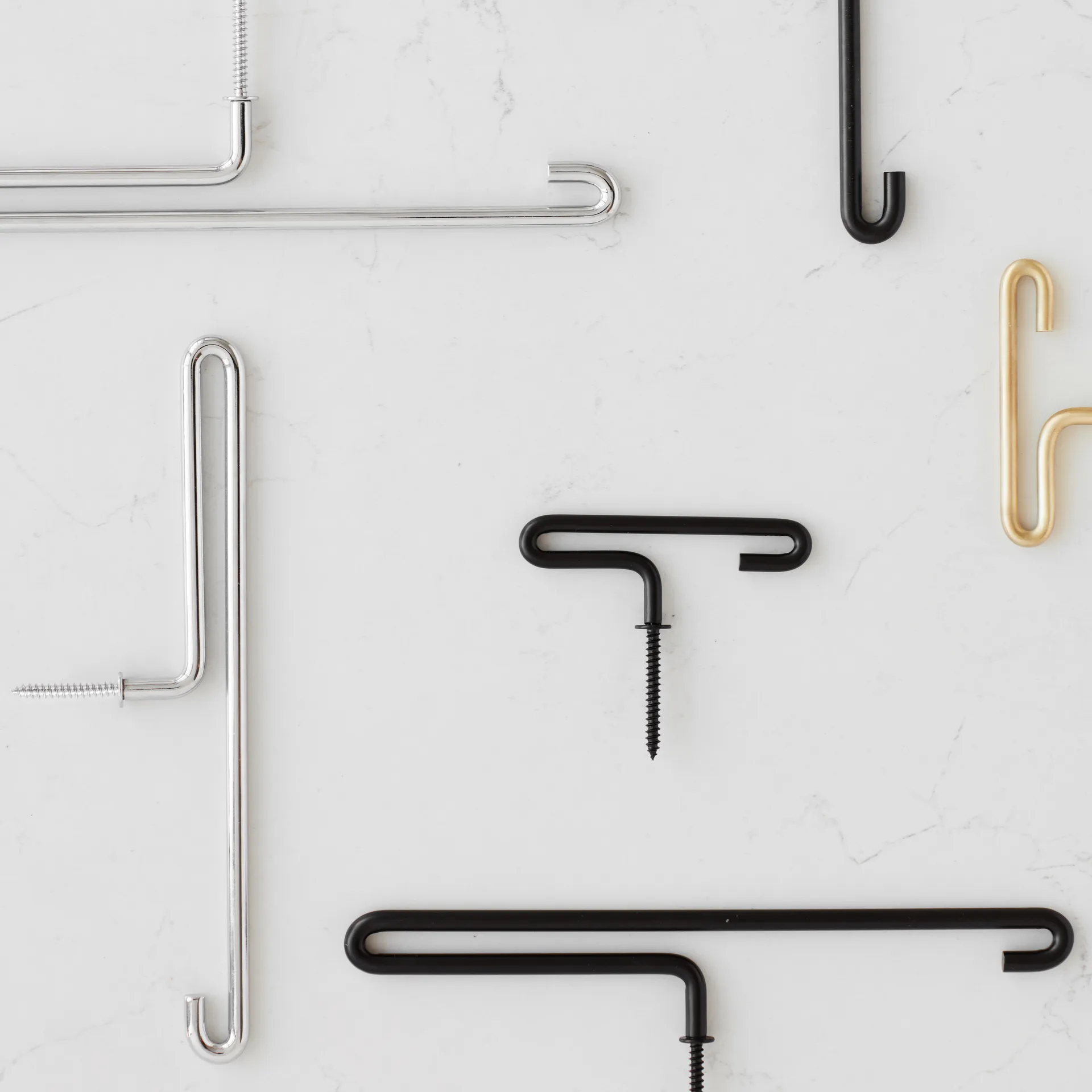 Moebe Hak ścienny duży, Czarny MOEBE