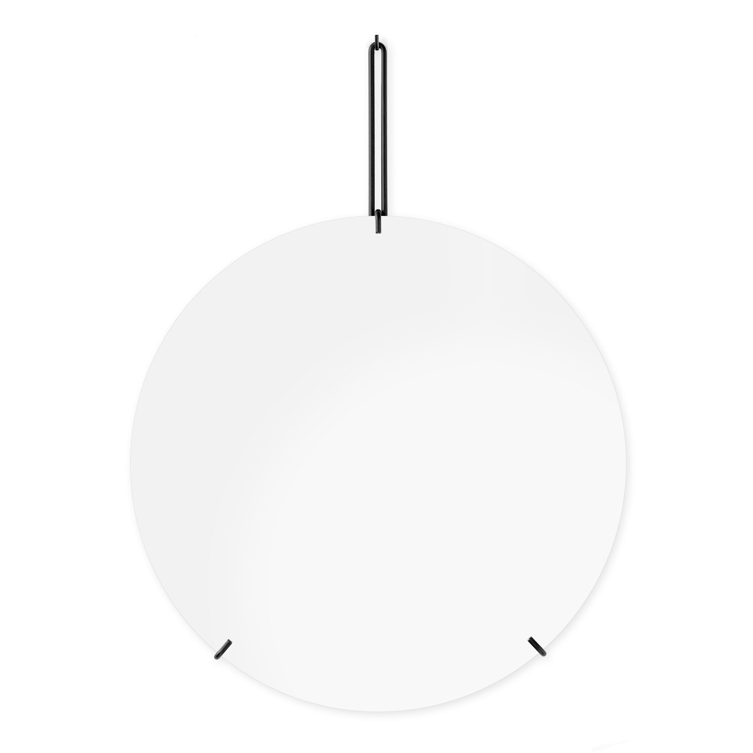 MOEBE Moebe Lustro ścienne Ø 50 cm Czarny | Skandynawski Design | Lustra okrągłe | Czarny