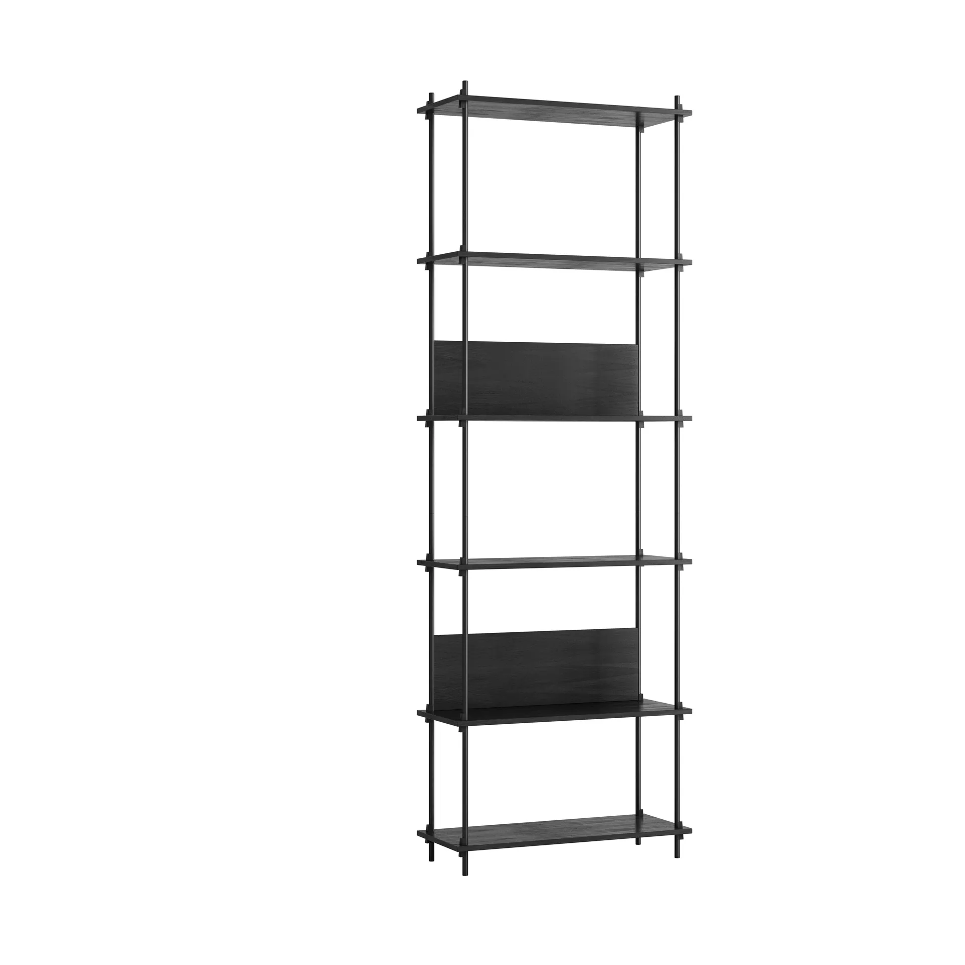 Moebe shelving system s.255.1.A, Czarny MOEBE