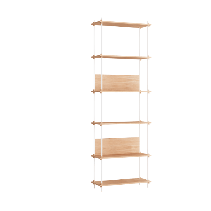 Moebe shelving system s.255.1.A - Dąb-biały - MOEBE