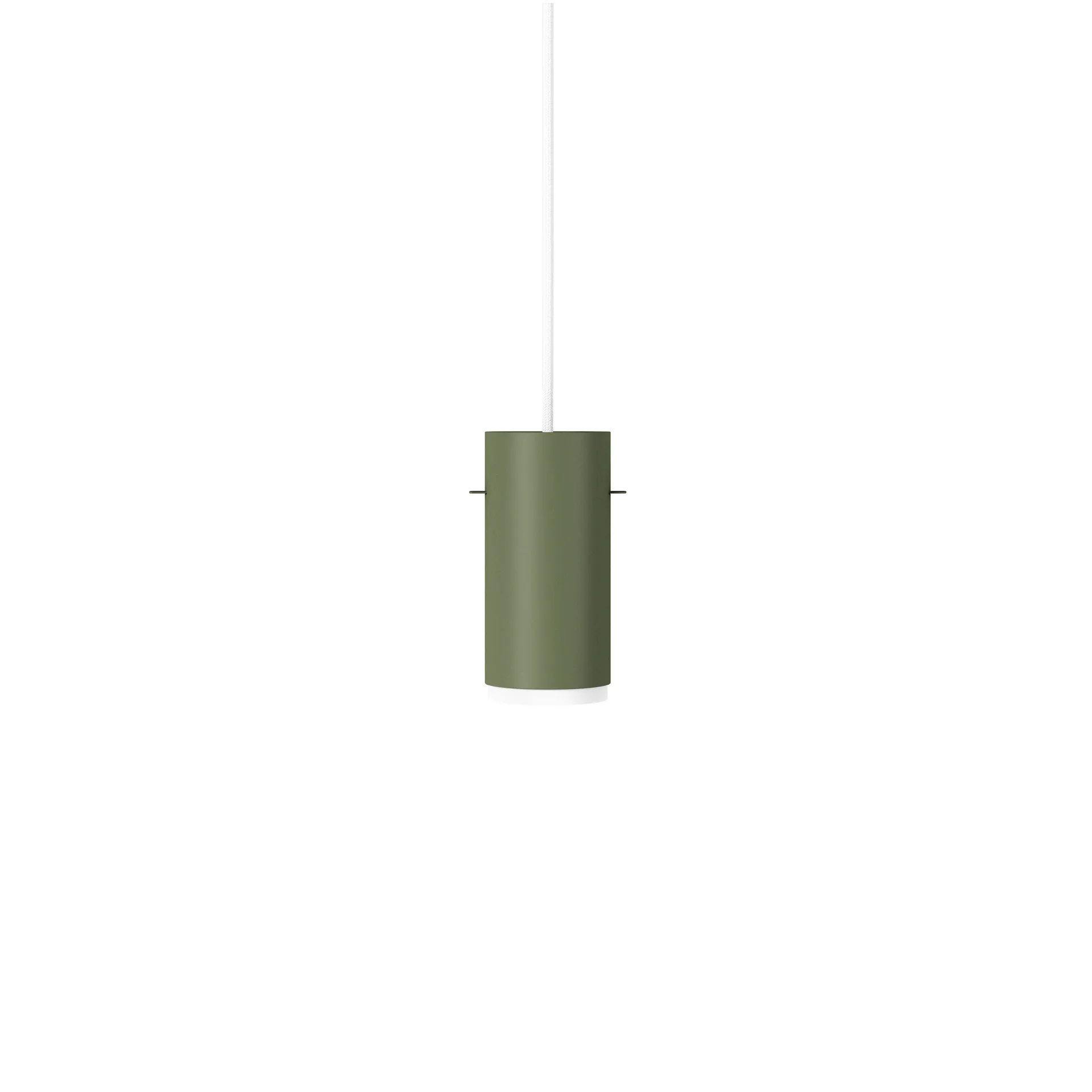 Moebe Tube lampa wisząca small Ø8 cm, Pine green MOEBE