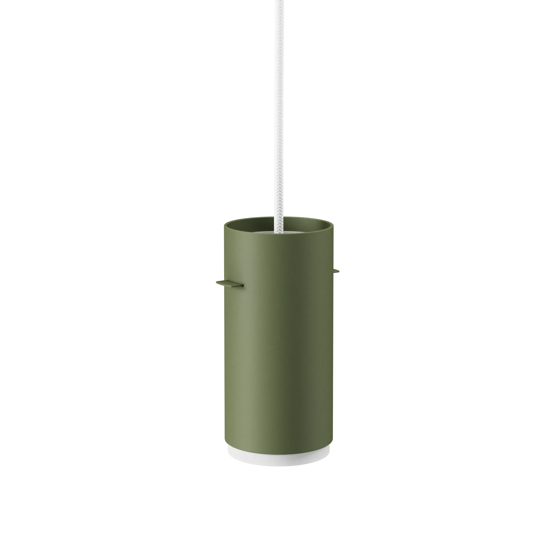 Moebe Tube lampa wisząca small Ø8 cm, Pine green MOEBE