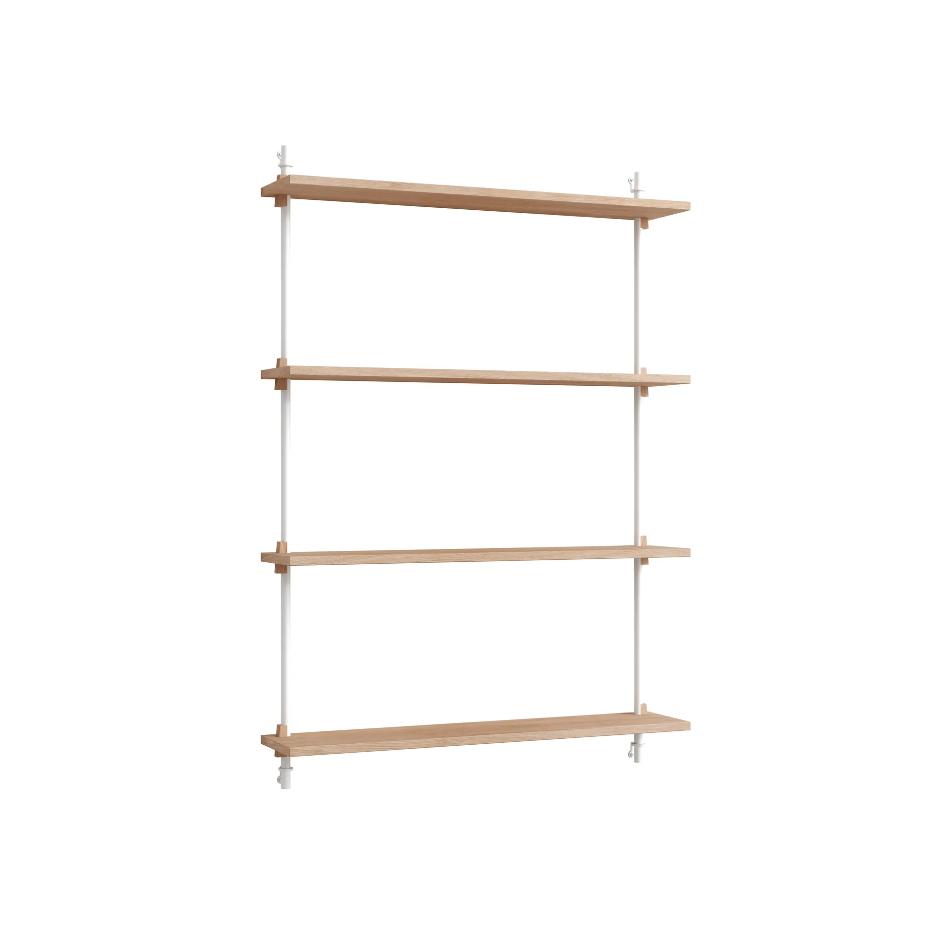Moebe wall shelving ws.115.1, Dąb-biały MOEBE