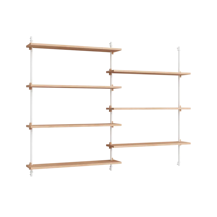 Moebe wall shelving ws.115.2 - Dąb-biały - MOEBE