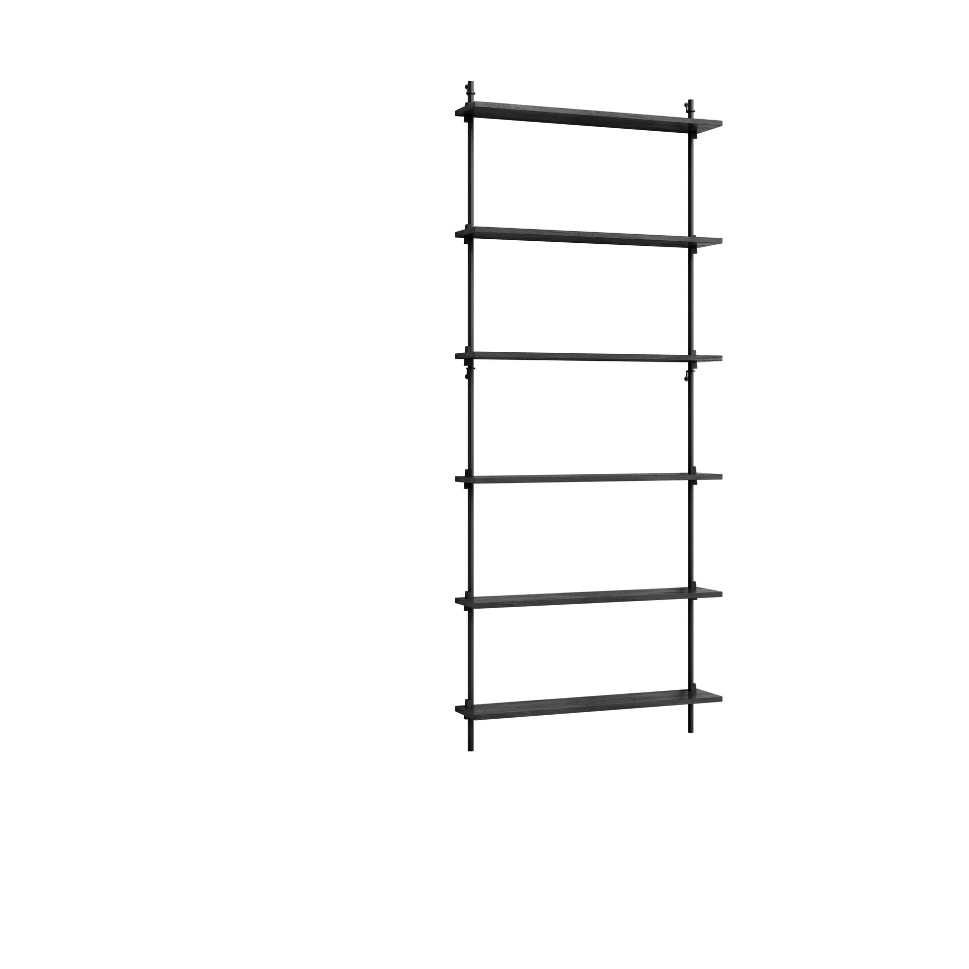 Moebe wall shelving ws.200.1, Czarny MOEBE