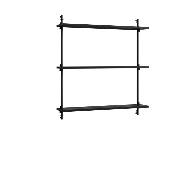 Moebe wall shelving ws.85.1 - Czarny - MOEBE