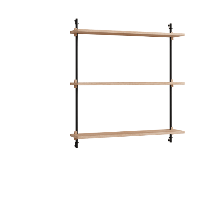 Moebe wall shelving ws.85.1 - Dąb-czarny - MOEBE