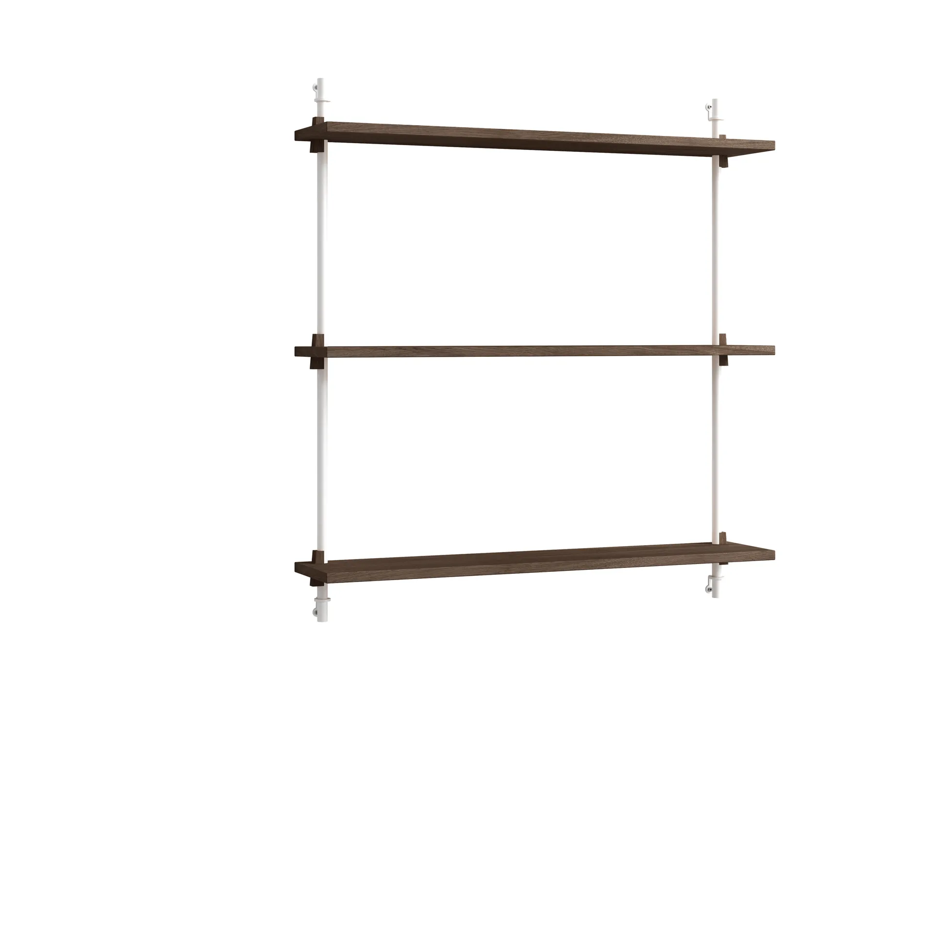 Moebe wall shelving ws.85.1, Dąb wędzony-biały MOEBE