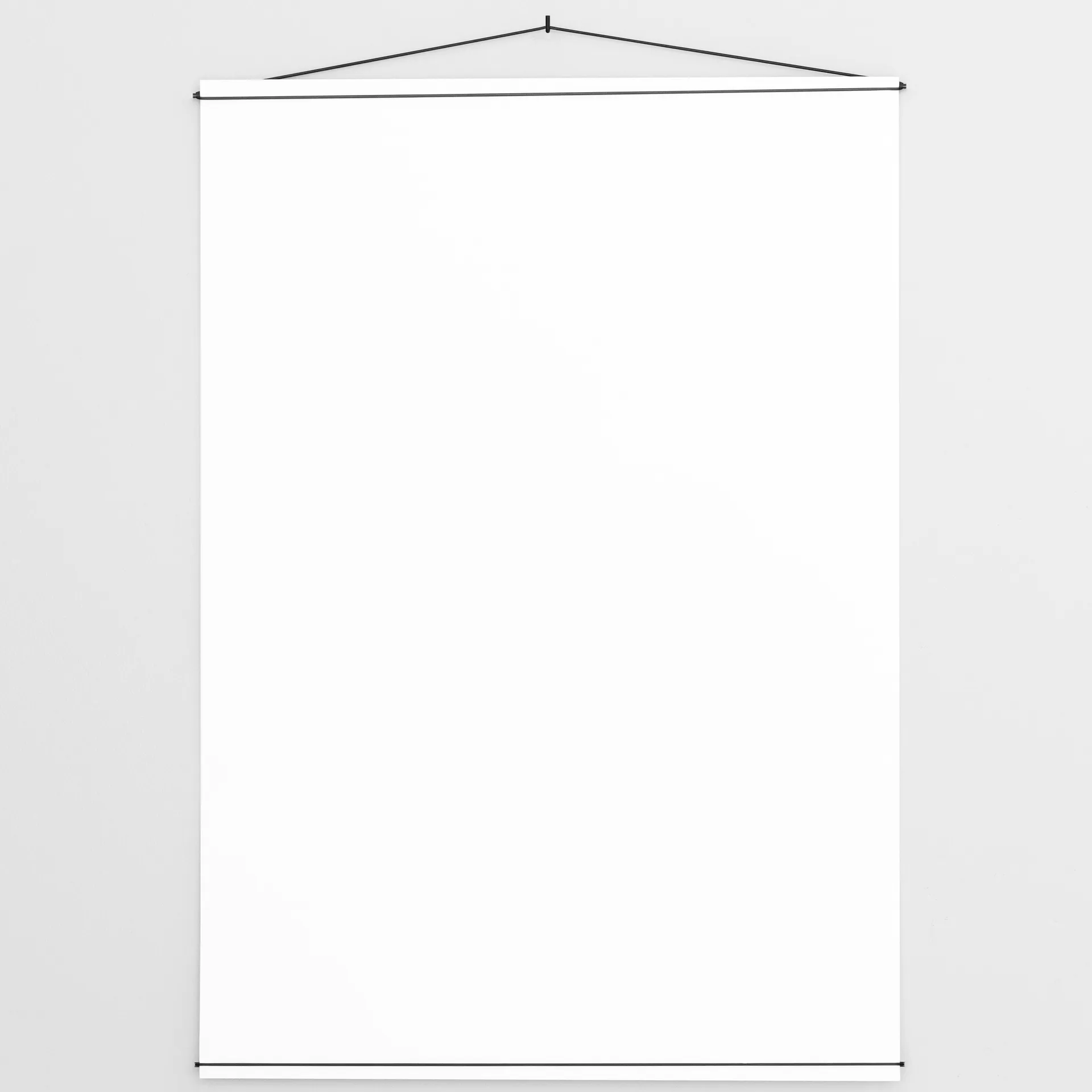 Moebe wieszak na plakaty 70x100 cm, Czarny MOEBE