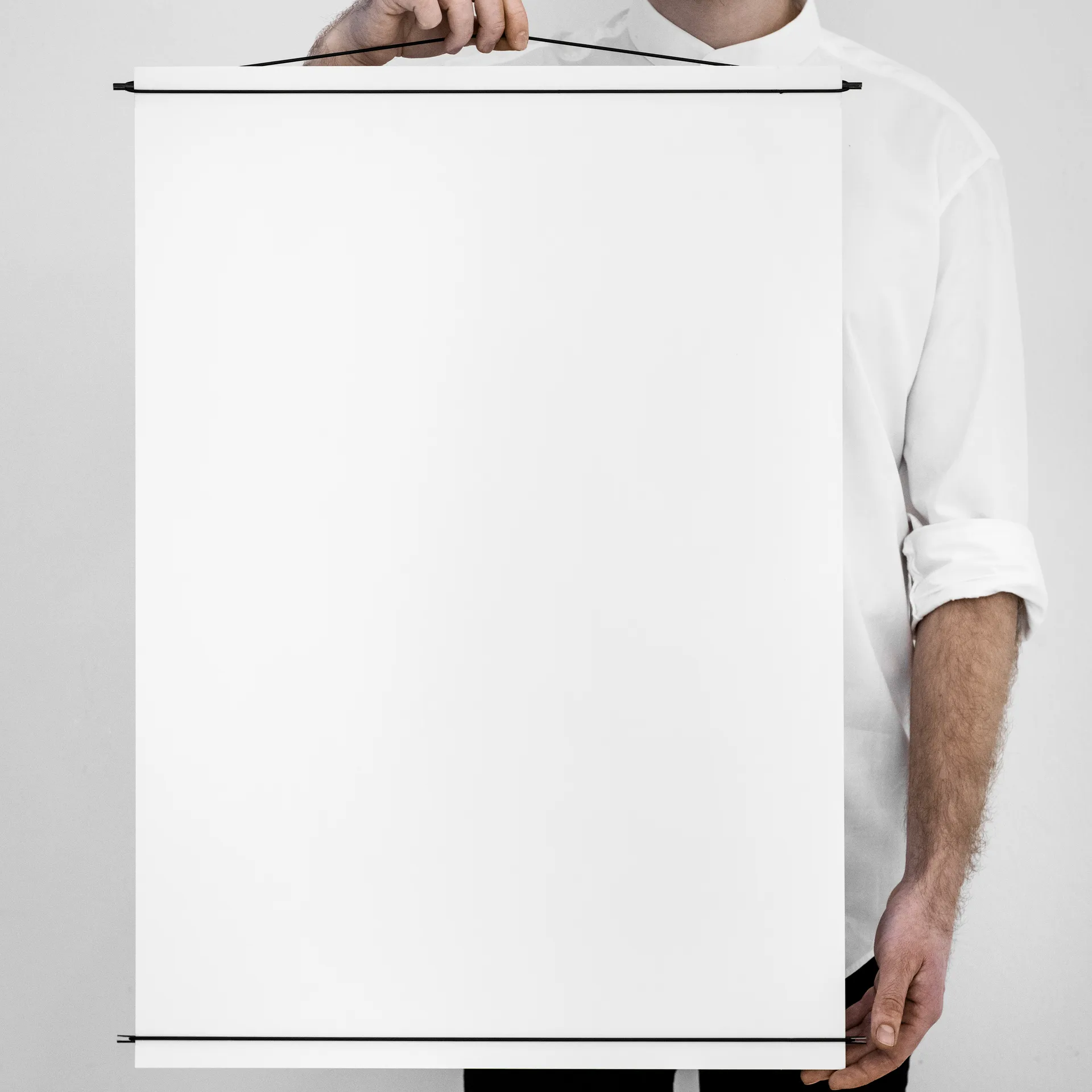 Moebe wieszak na plakaty 70x100 cm, Czarny MOEBE