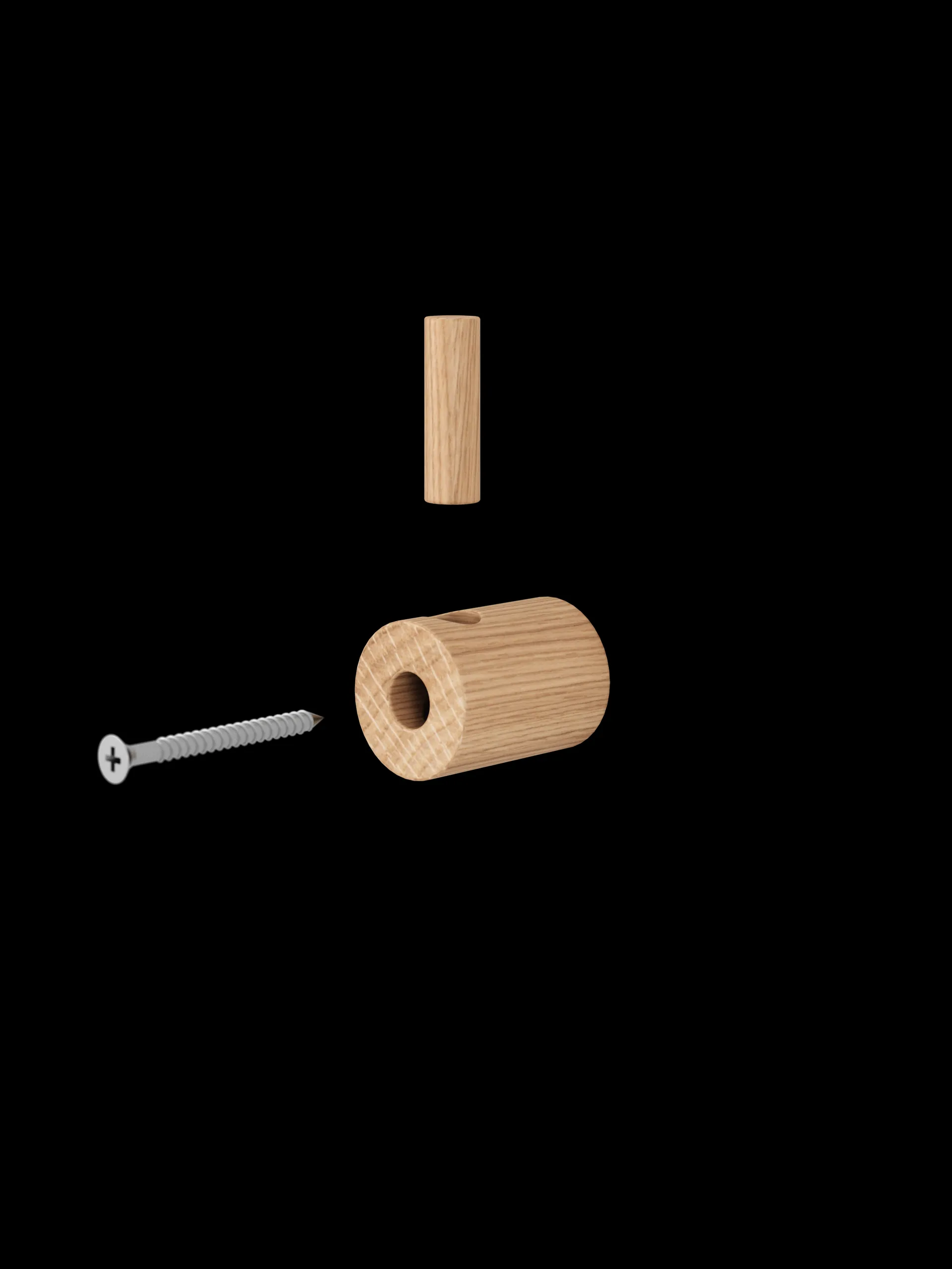 Moebe wooden wall hook, hak, Dąb MOEBE