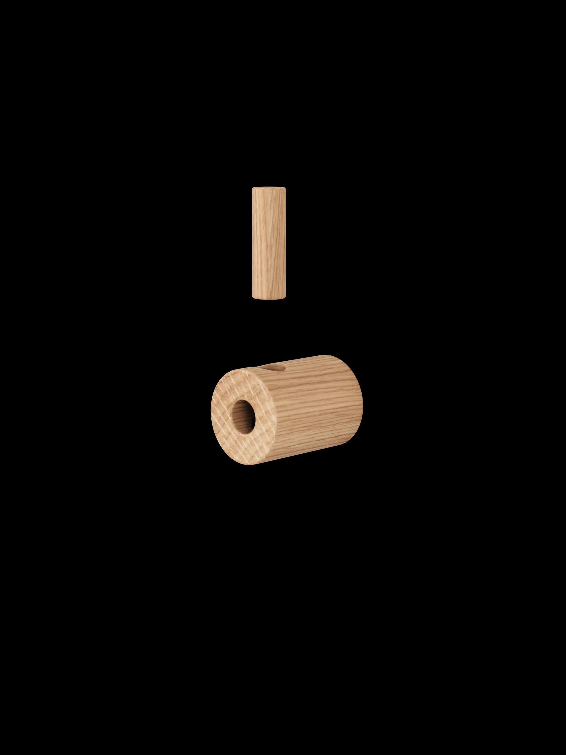 Moebe wooden wall hook, hak, Dąb MOEBE