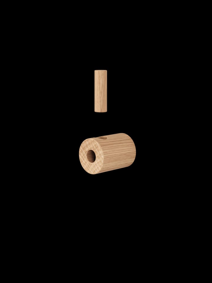 Moebe wooden wall hook, hak - Dąb - MOEBE