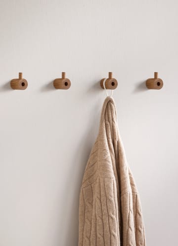 Moebe wooden wall hook, hak - Dąb - MOEBE