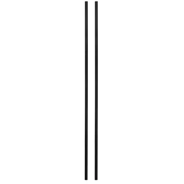 Nóżki do półek Moebe 115 cm 2-pak - Black - MOEBE