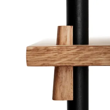 Nóżki do półek Moebe 115 cm 2-pak - Black - MOEBE