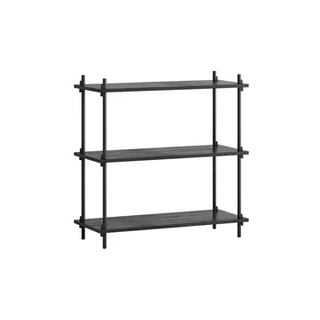 Półka Shelving System Classic - Black, 86x85x35 cm, S.85.1.A - MOEBE