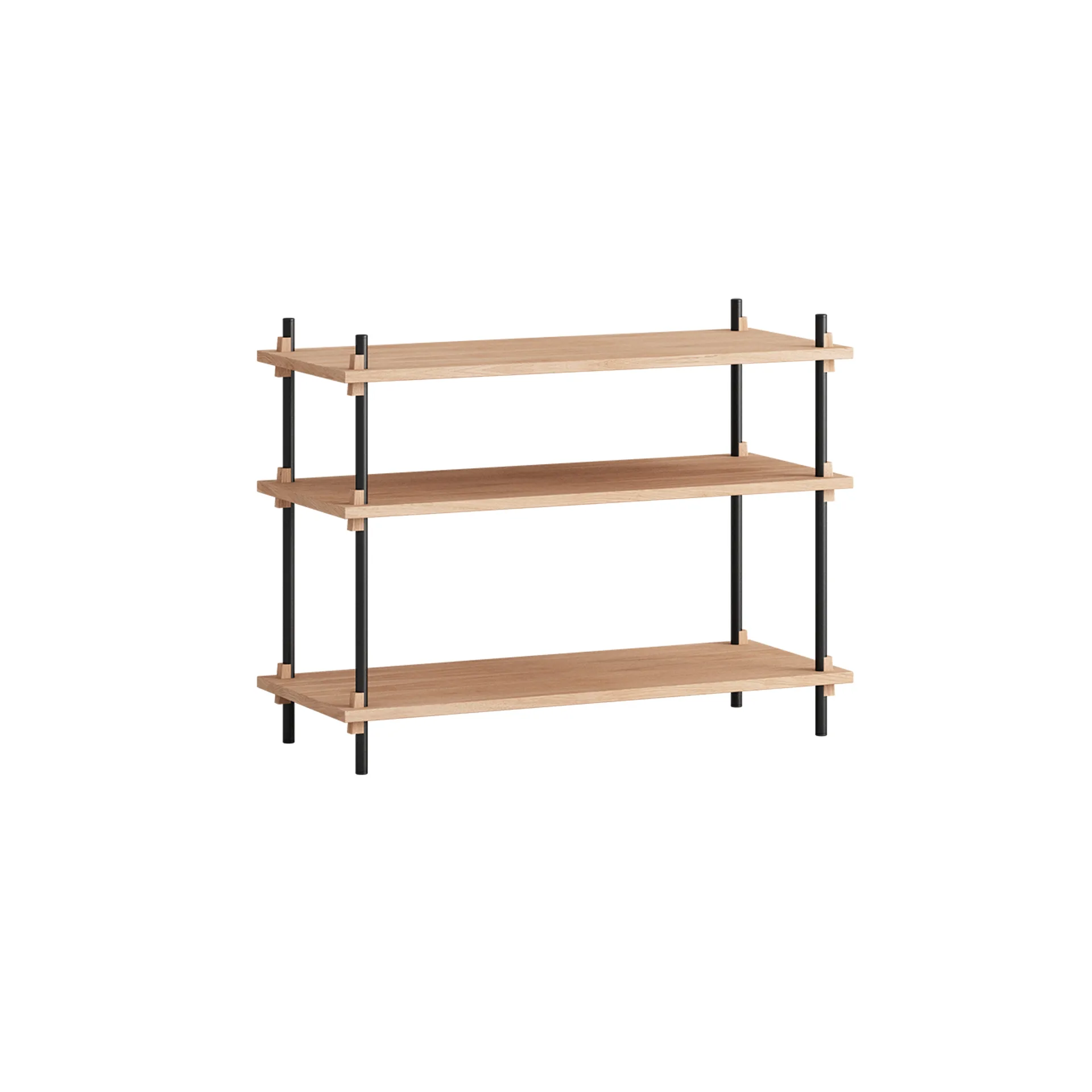 Półka Shelving System Classic, Dąb-black, 86×65×35 cm, S.65.1.A MOEBE