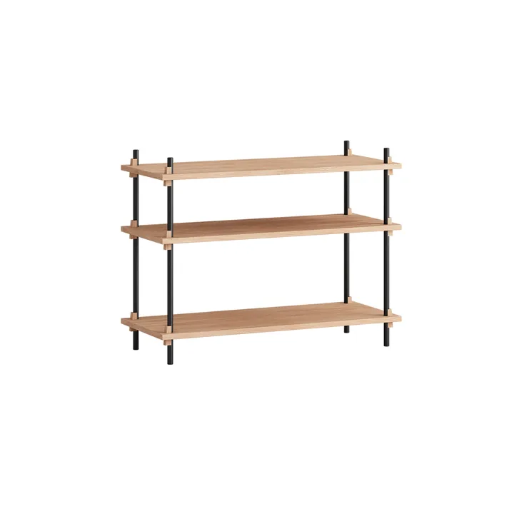 Półka Shelving System Classic - Dąb-black, 86×65×35 cm, S.65.1.A - MOEBE