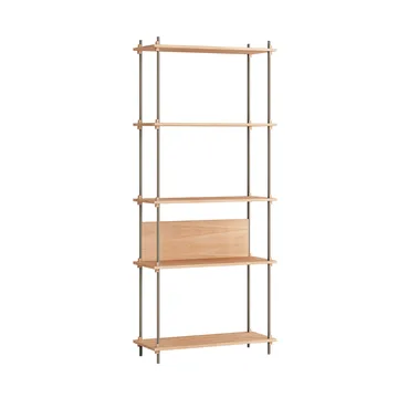 Półka Shelving System Classic - Dąb-warm grey, 86×200×35 cm, S.200.1.A - MOEBE