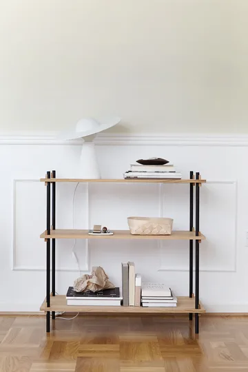 Półka Shelving System Classic - Dąb-warm grey, 86×200×35 cm, S.200.1.A - MOEBE