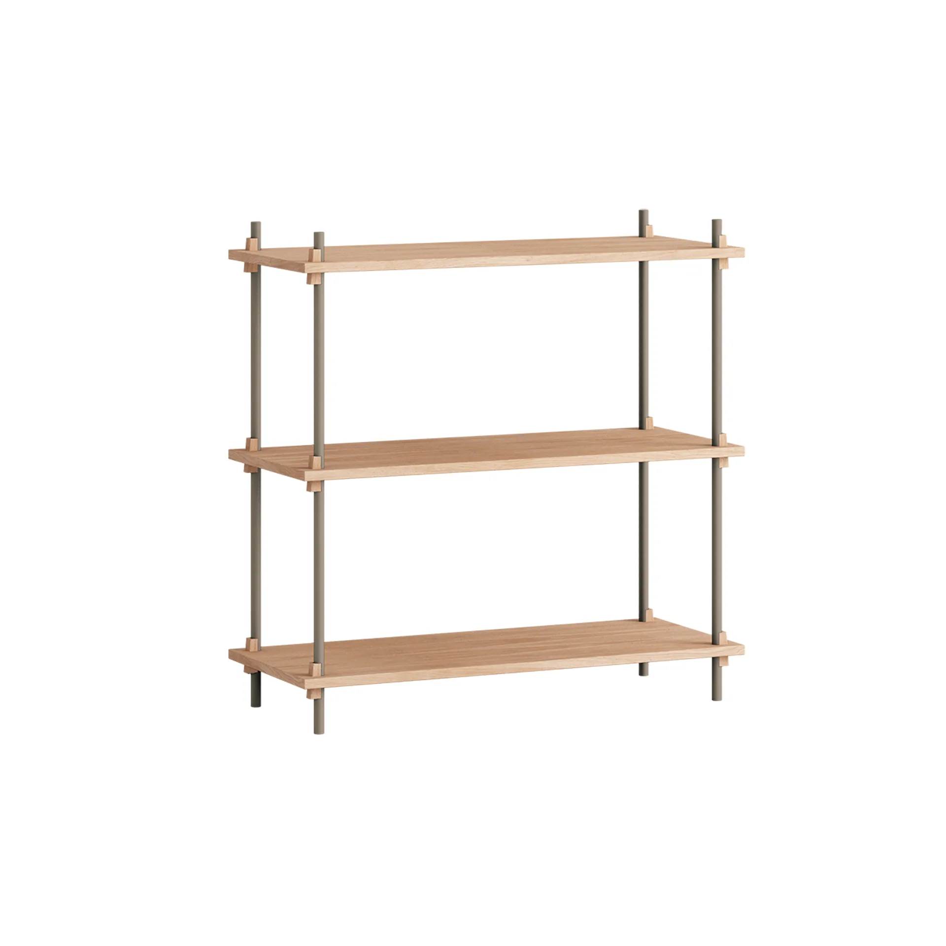 Półka Shelving System Classic, Dąb-warm grey, 86×85×35 cm, S.85.1.A MOEBE