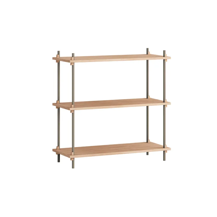 Półka Shelving System Classic - Dąb-warm grey, 86×85×35 cm, S.85.1.A - MOEBE