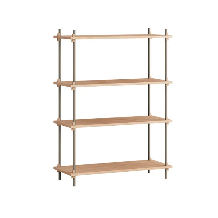 Półka Shelving System Classic - Dąb-warm grey, 86x115x35 cm, S.115.1.A - MOEBE